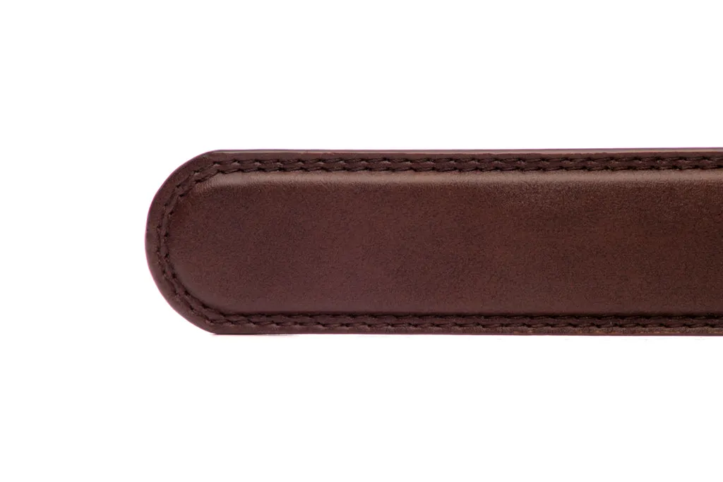 1.25" Dark Brown Micro-Patina Strap