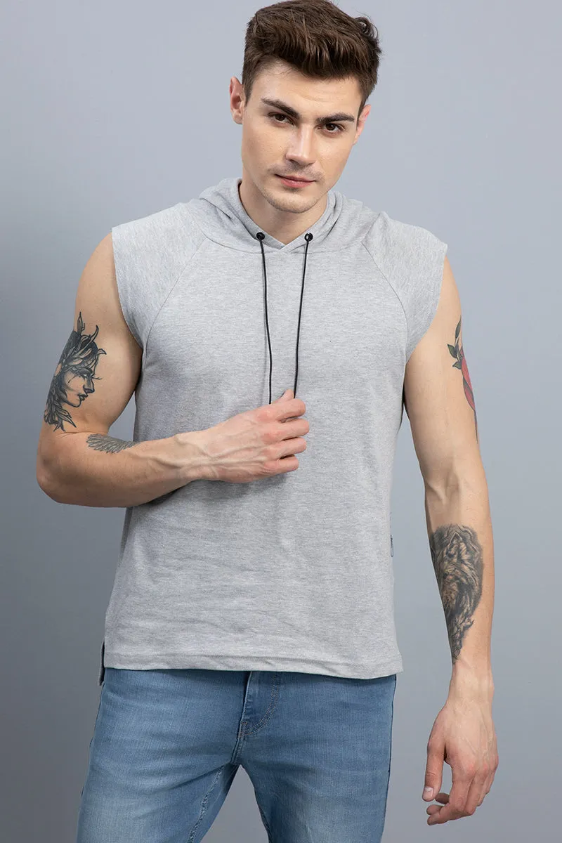 Agile Grey Sleeveless T-Shirt