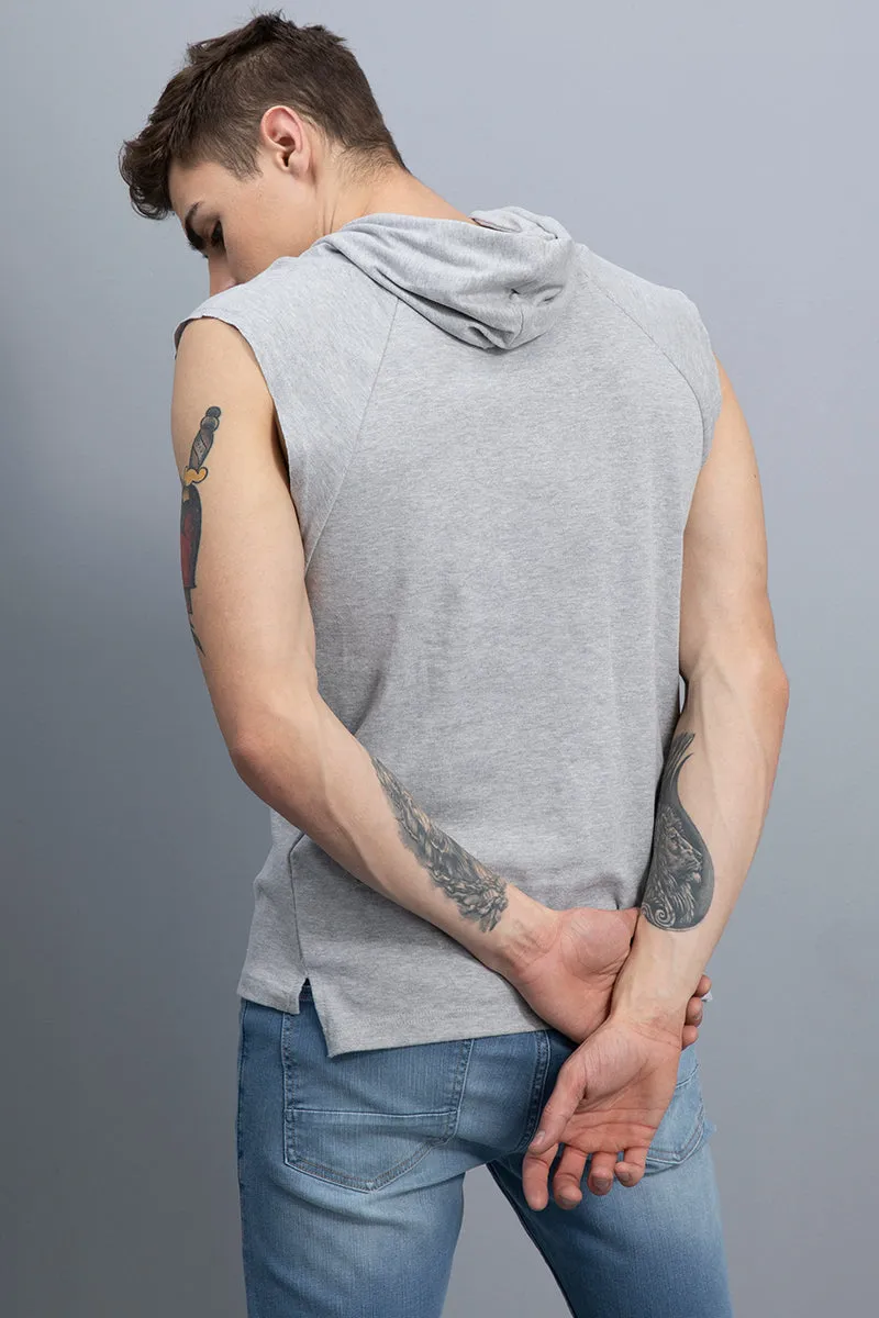 Agile Grey Sleeveless T-Shirt