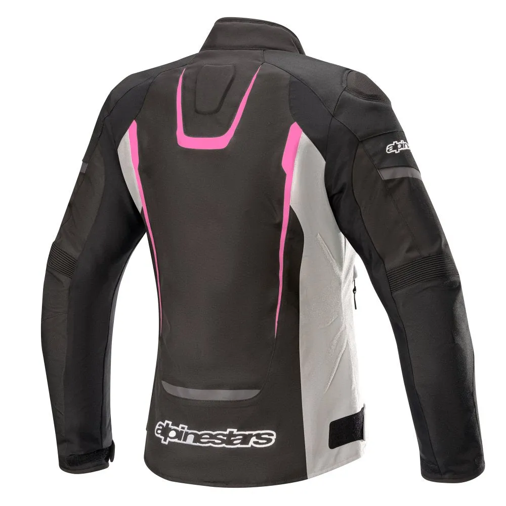 Alpinestars Stella T-Jaws v3 Waterproof Jacket Black White & Fuchsia