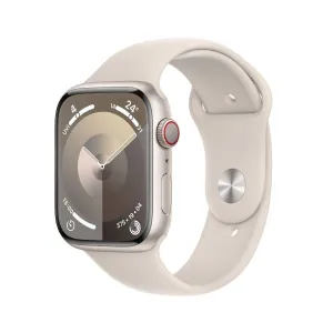 Apple Watch Series 9 Starlight Aluminium Case with Starlight Sport Band