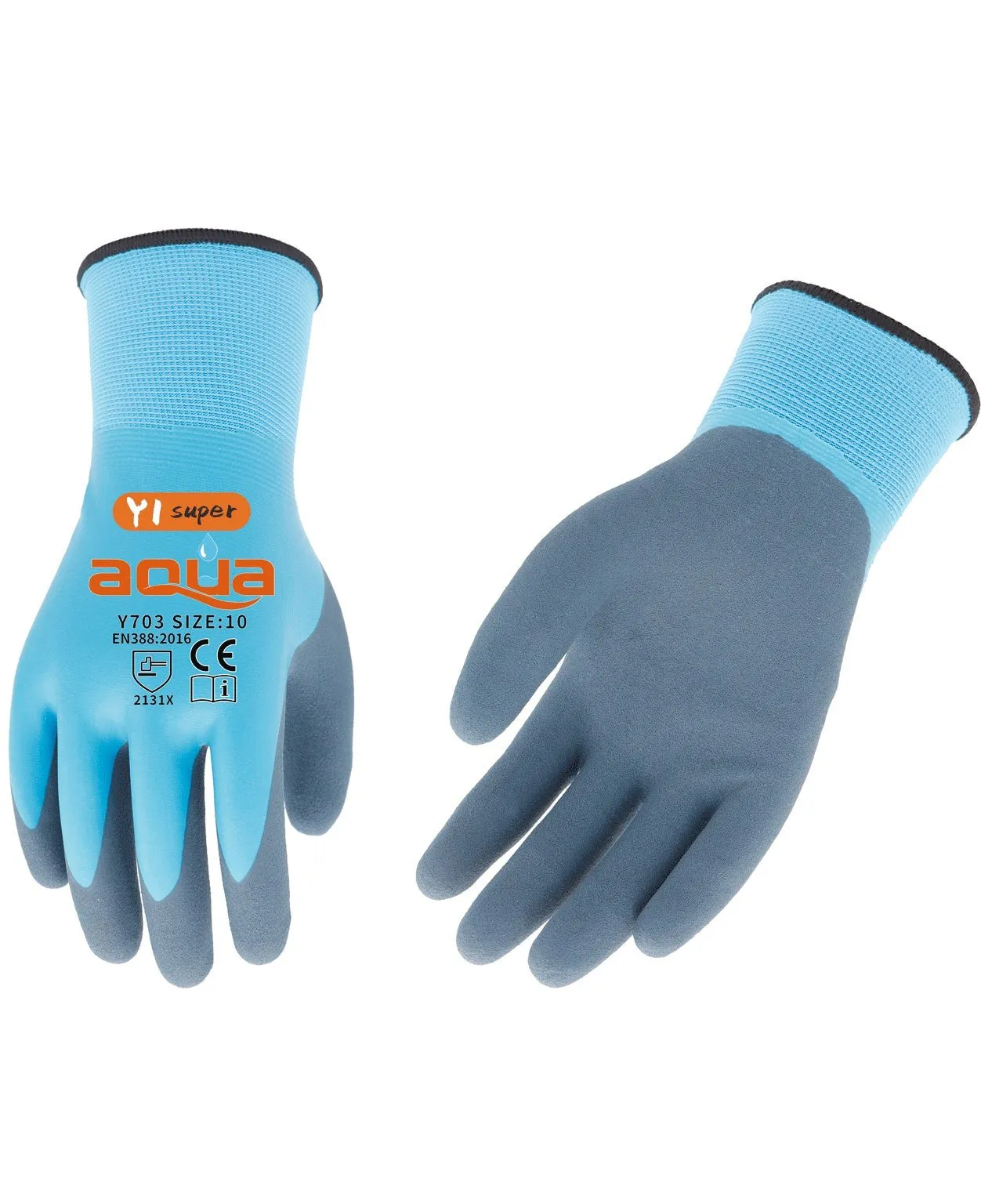 Aqua Waterproof Work Gloves