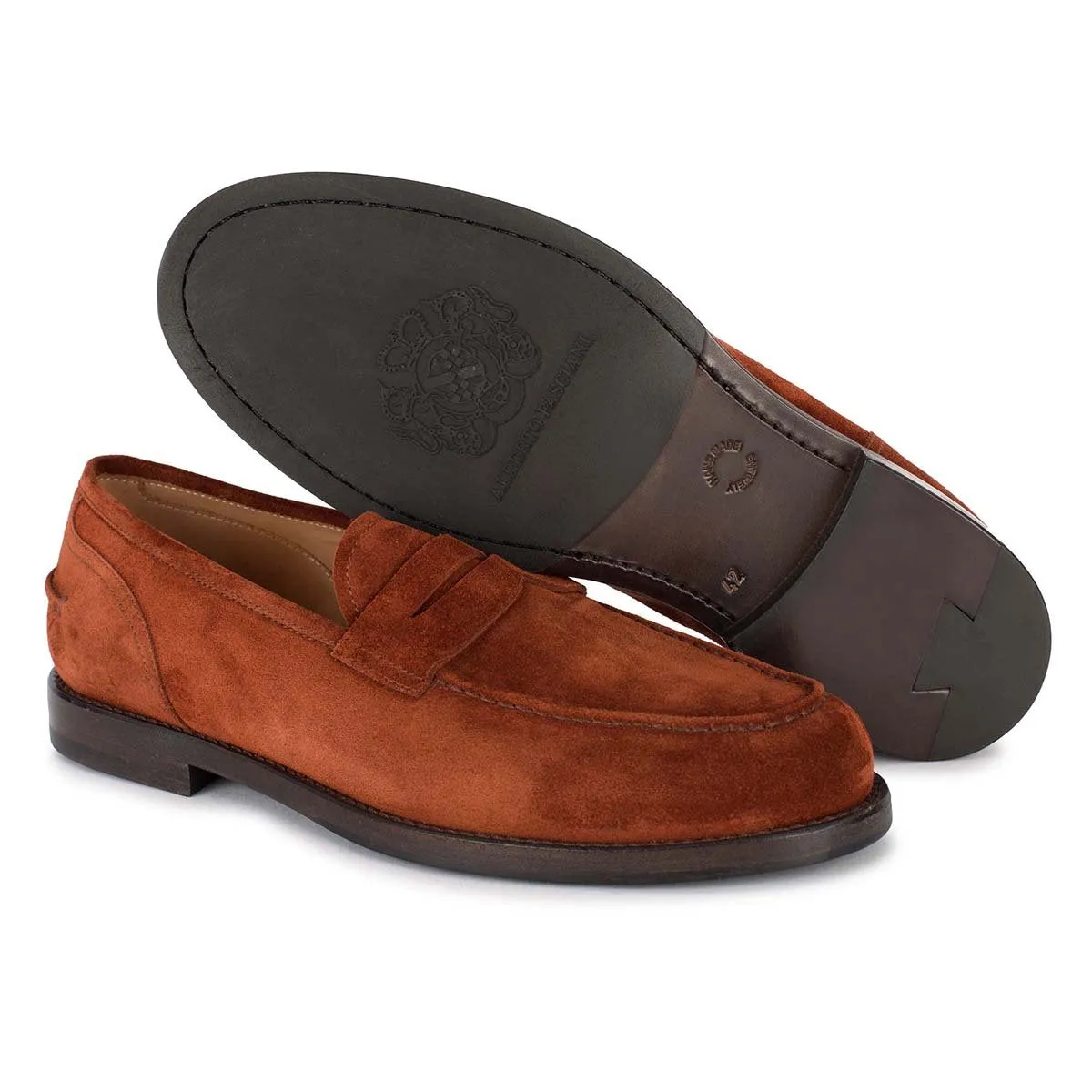 BRIAN 57020<br>Penny Loafer Redwood