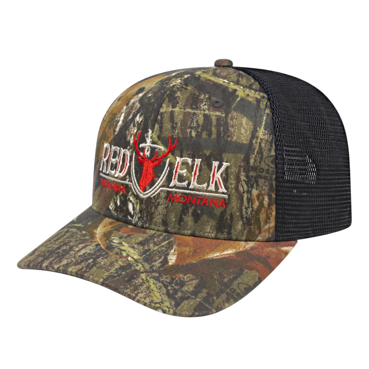 Cap America i8511 Flexfit 110® Premium Camo Trucker Mesh Back Cap