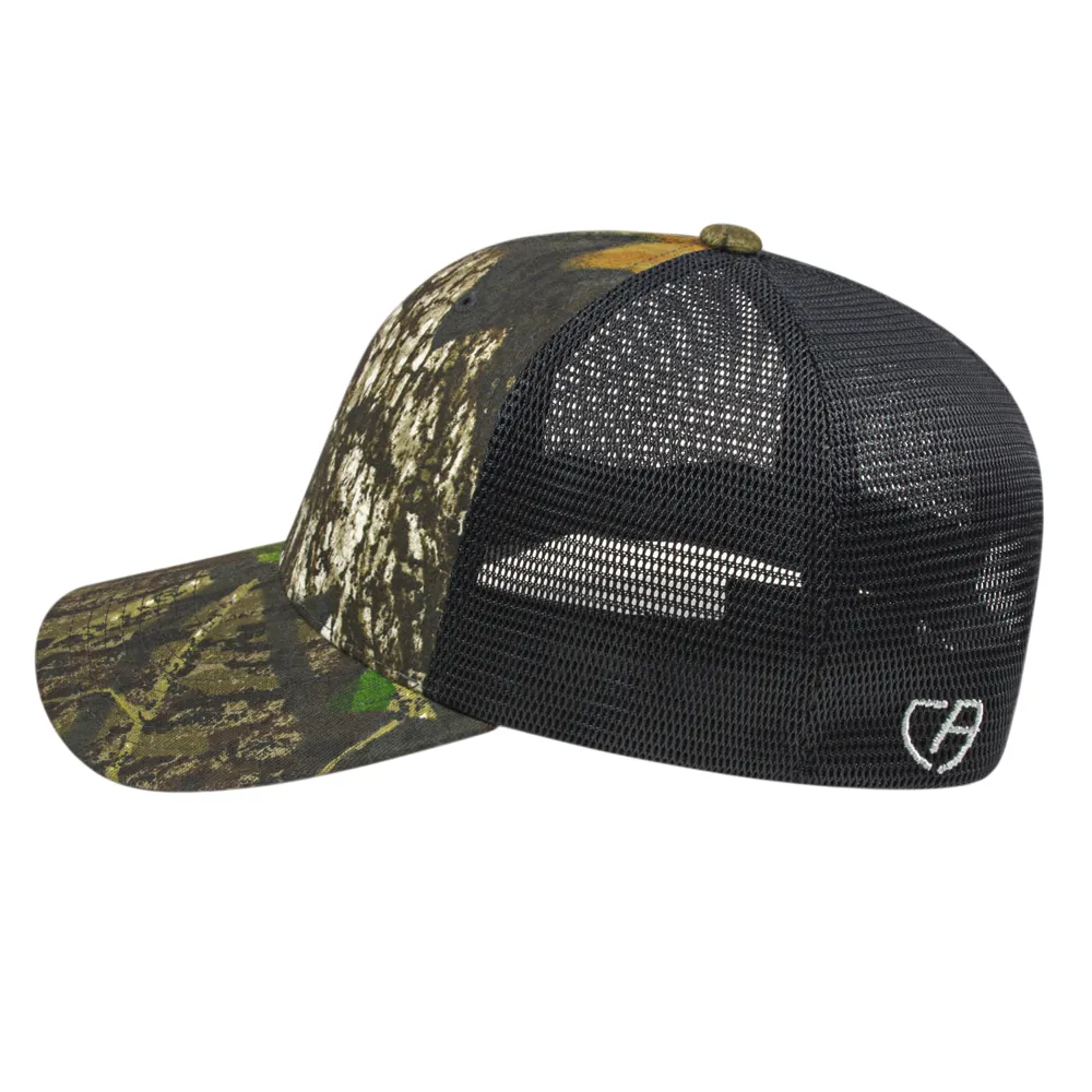 Cap America i8511 Flexfit 110® Premium Camo Trucker Mesh Back Cap