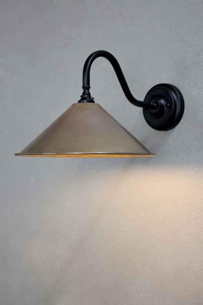 Cone Gooseneck Wall Light