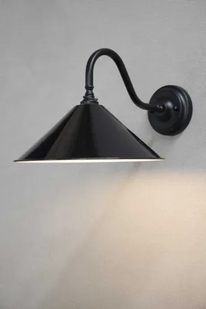 Cone Gooseneck Wall Light