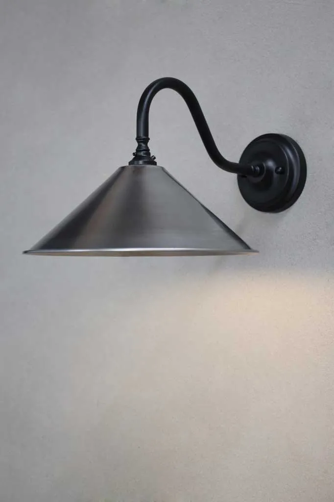 Cone Gooseneck Wall Light