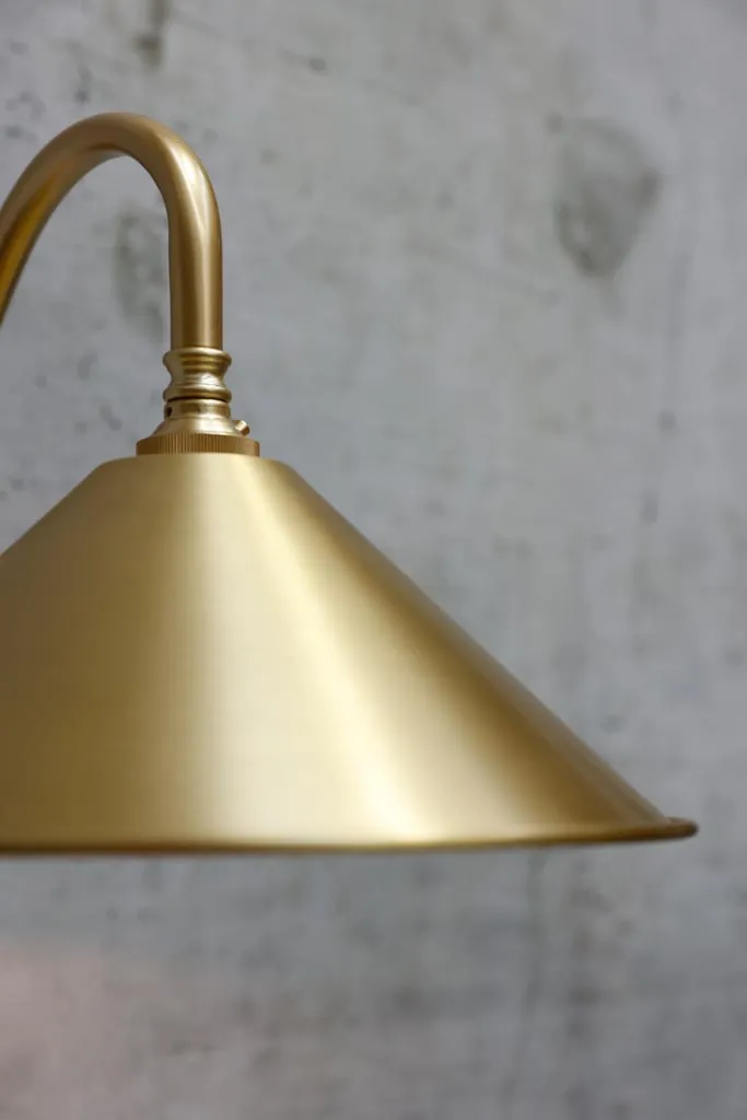 Cone Gooseneck Wall Light