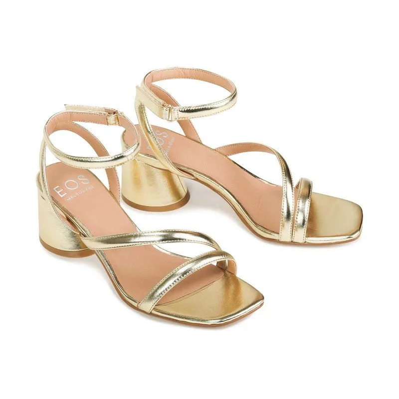 Eos Petricia Gold Heeled Sandal