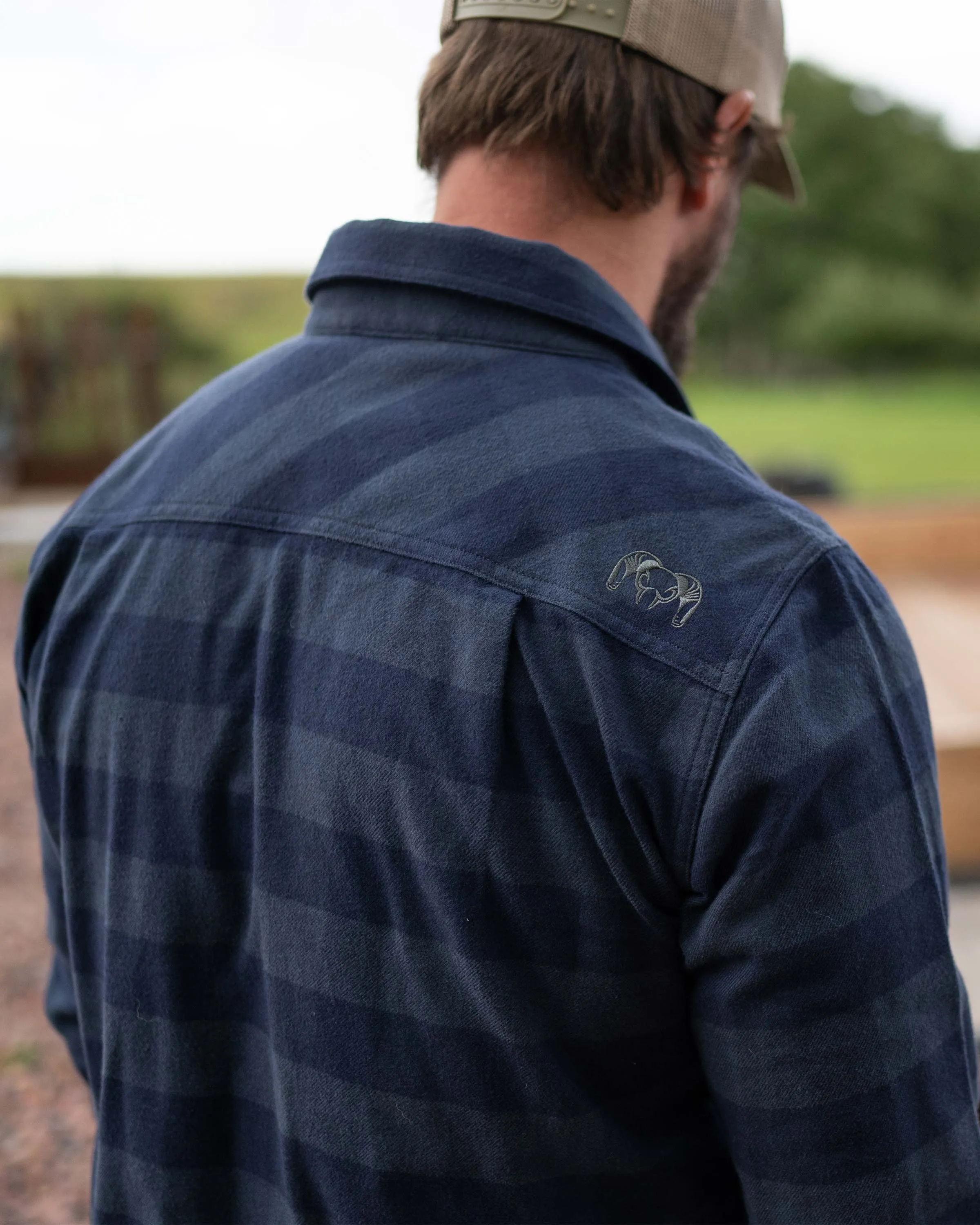 Field Flannel Shirt | Ash Buffalo Check