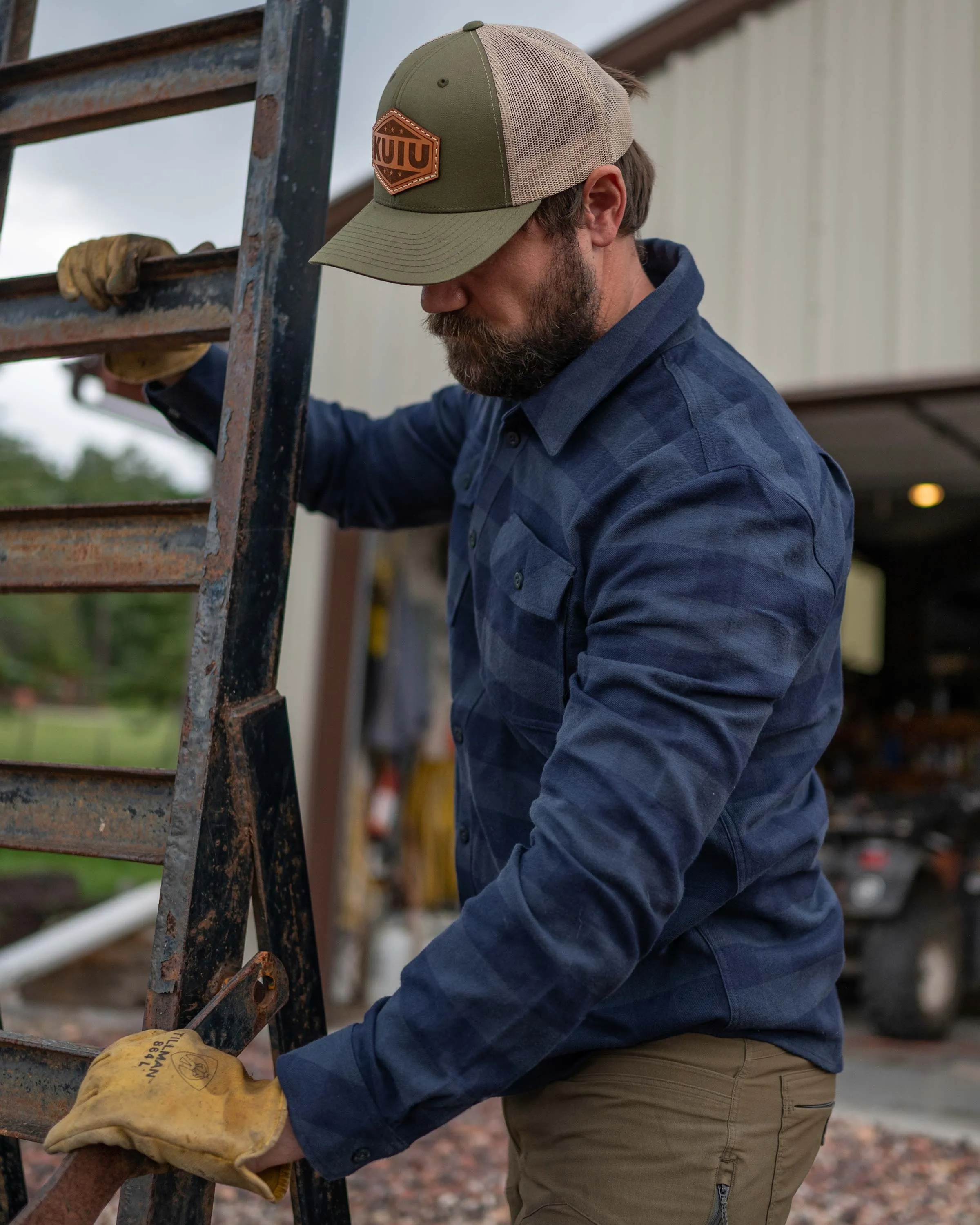 Field Flannel Shirt | Ash Buffalo Check