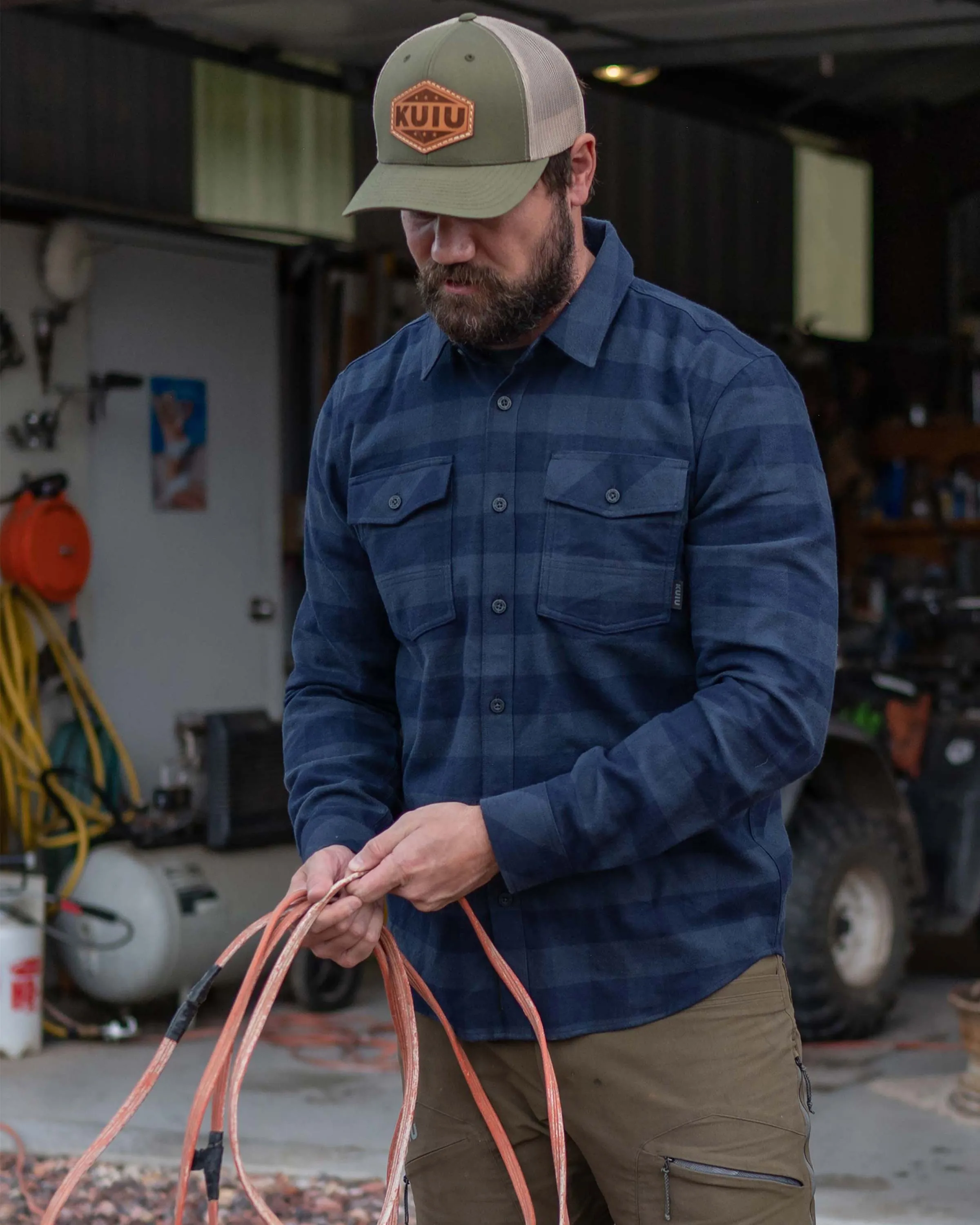 Field Flannel Shirt | Ash Buffalo Check