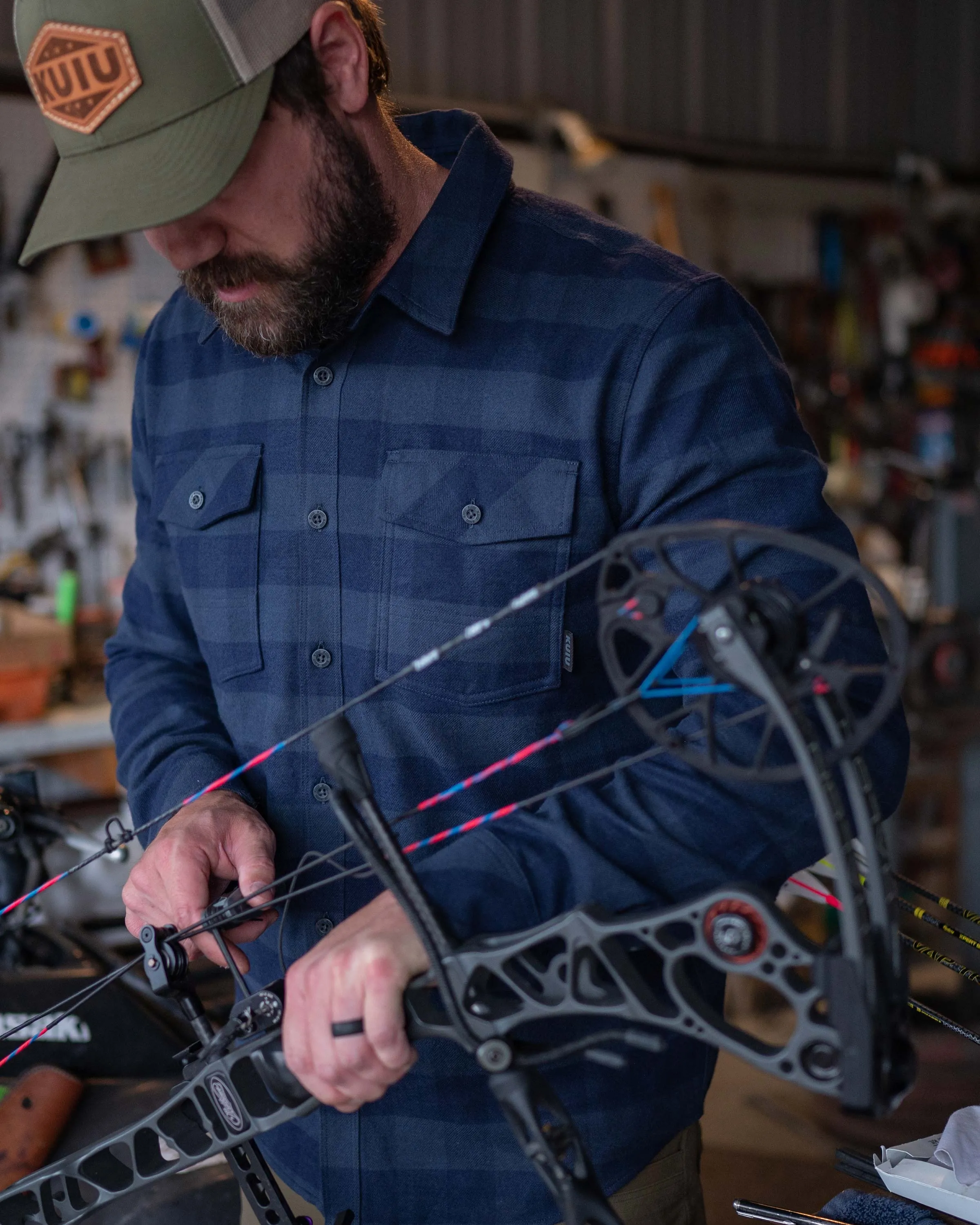 Field Flannel Shirt | Ash Buffalo Check