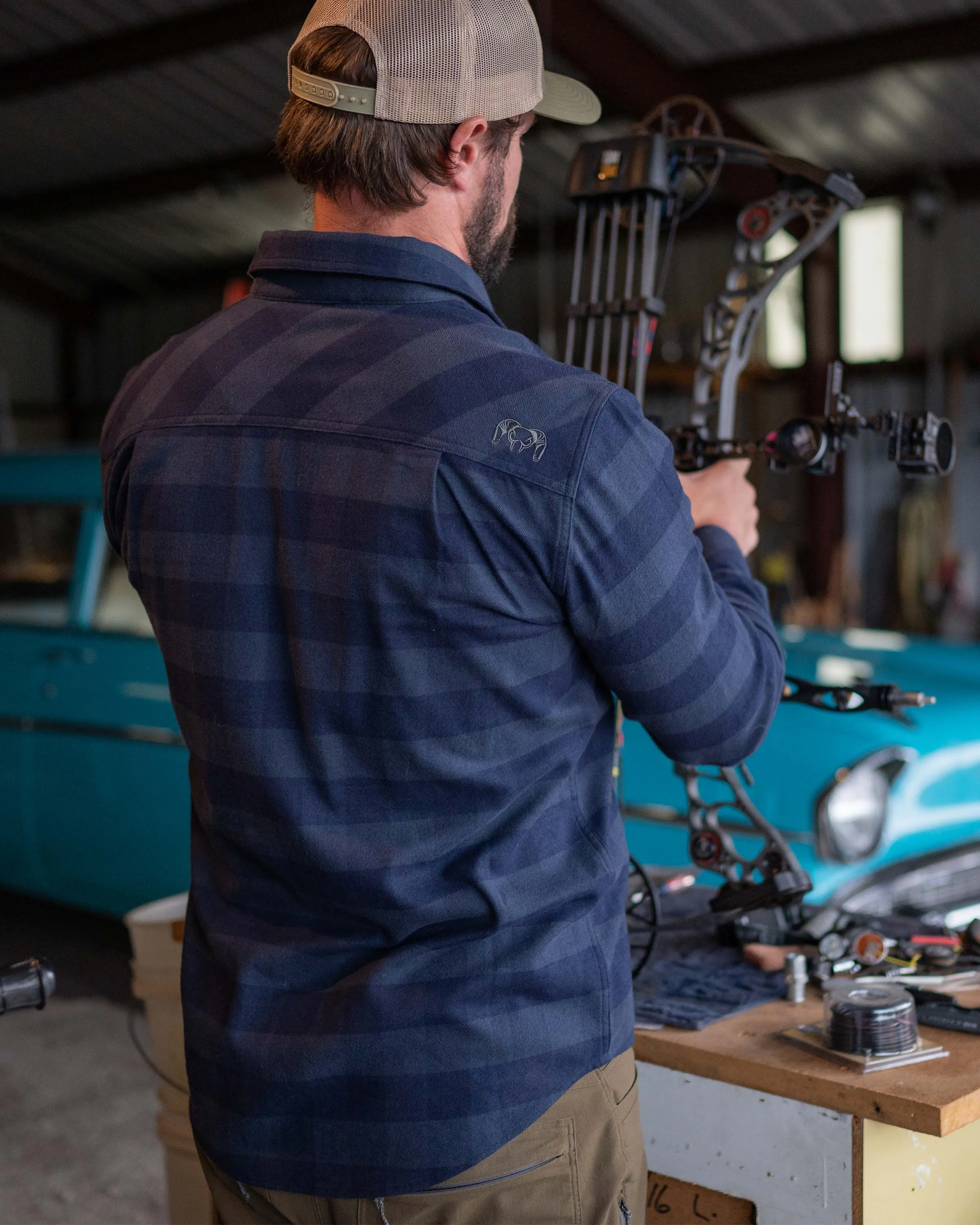 Field Flannel Shirt | Ash Buffalo Check