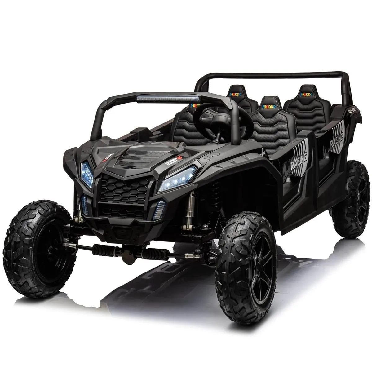 Freddo Toys 48V Freddo Beast XL: World's Fastest Kids' 4-Seater Dune Buggy