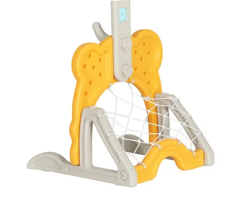 Keezi Kids Basketball Hoop Stand Set Yellow