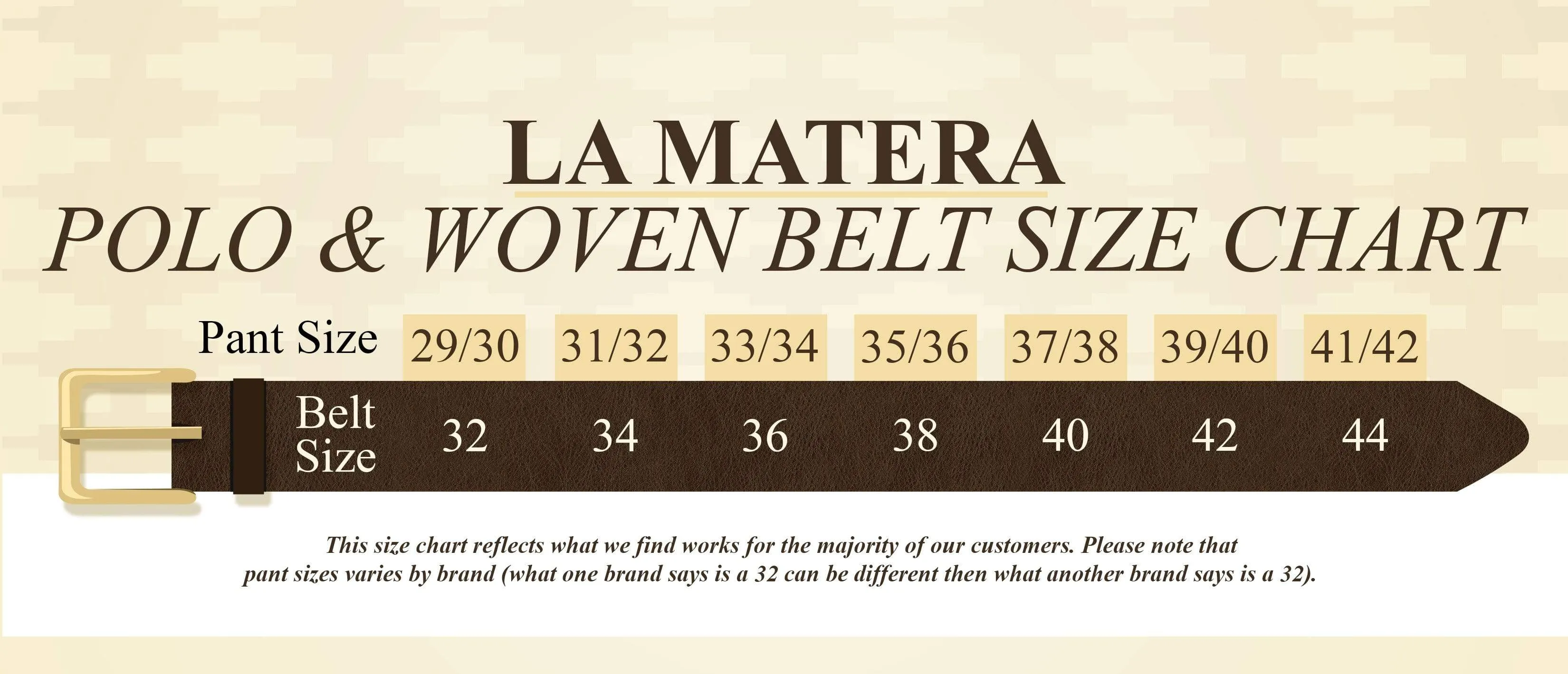 La Matera Men's Corbina Woven Belt