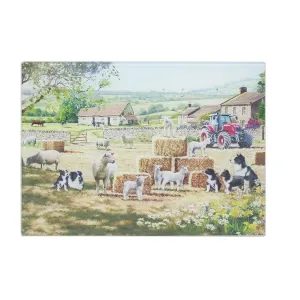 Lesser & Pavey Collie & Sheep Cutting Board