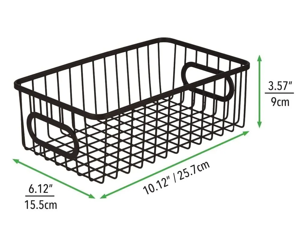 Metal Organizer Basket Bin