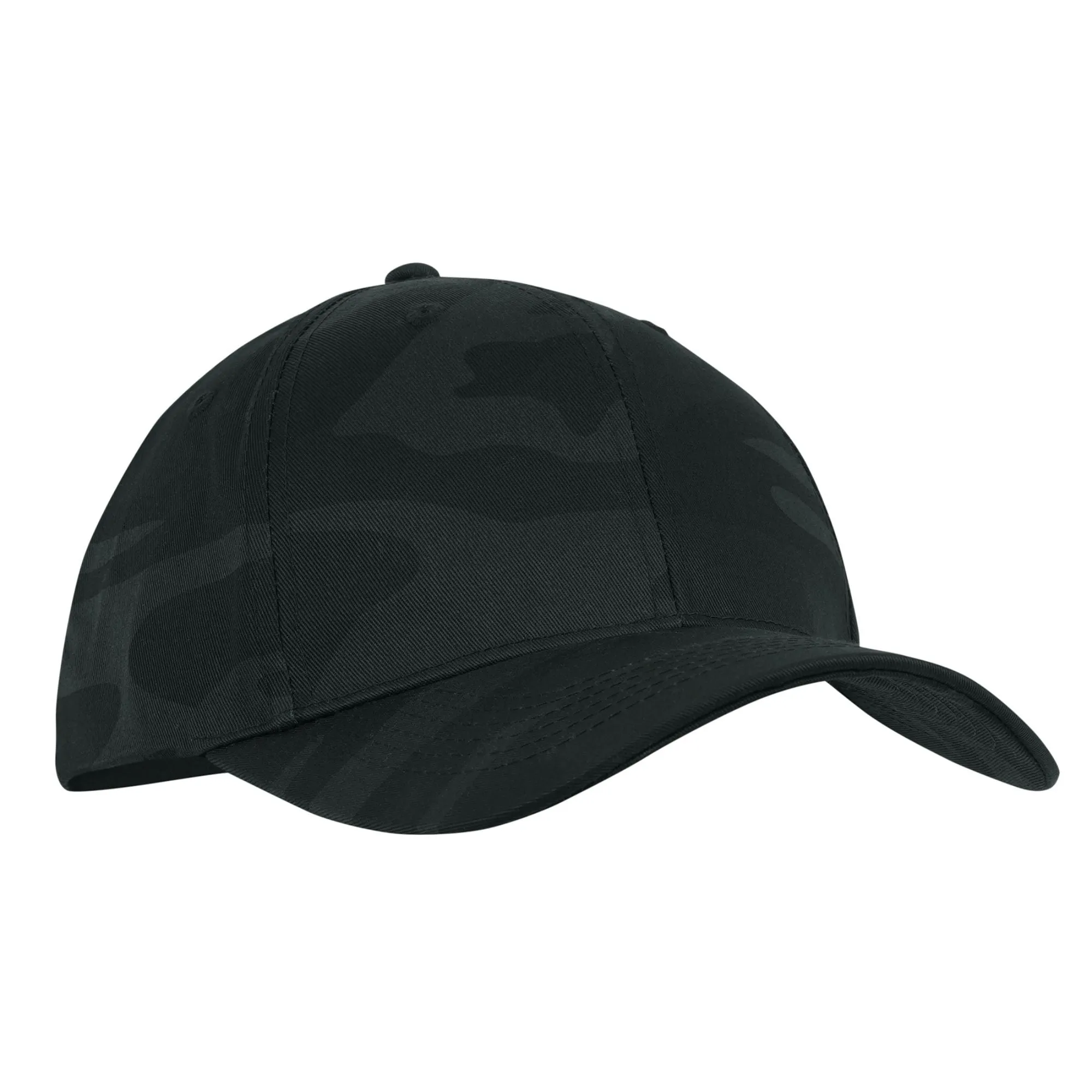 Midnight Black Camo - Military Low Profile Adjustable Baseball Cap