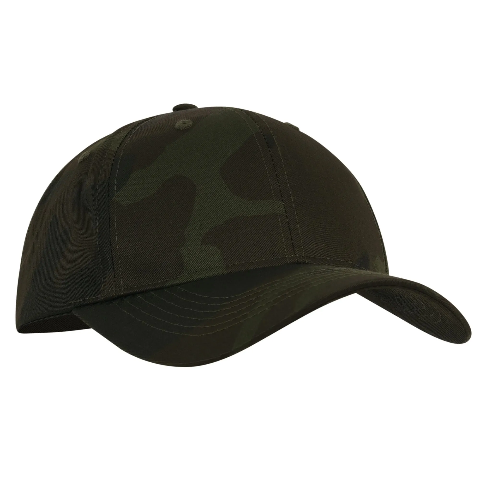 Midnight Woodland Camo - Military Low Profile Adjustable Baseball Cap