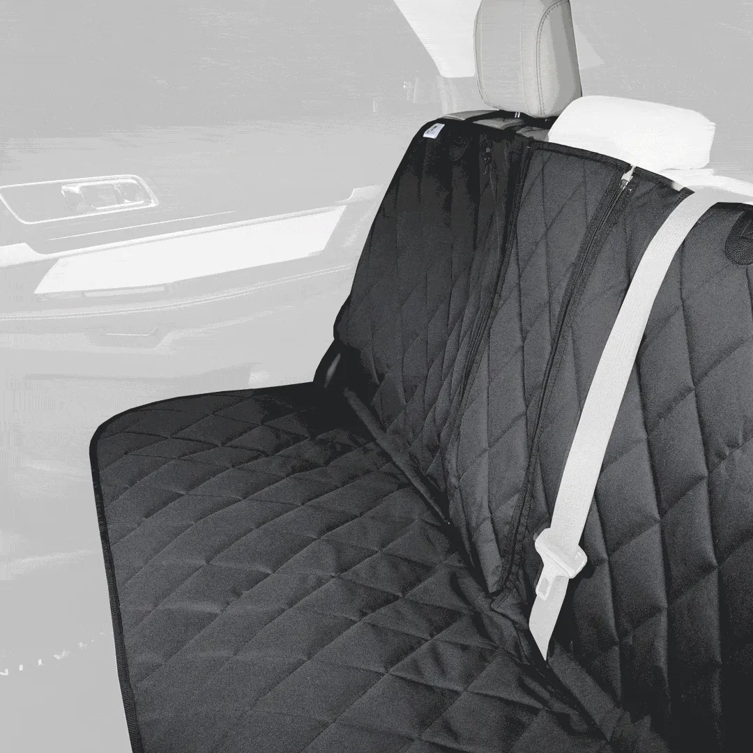 Multi-Function Split Rear Seat Cover with Hammock