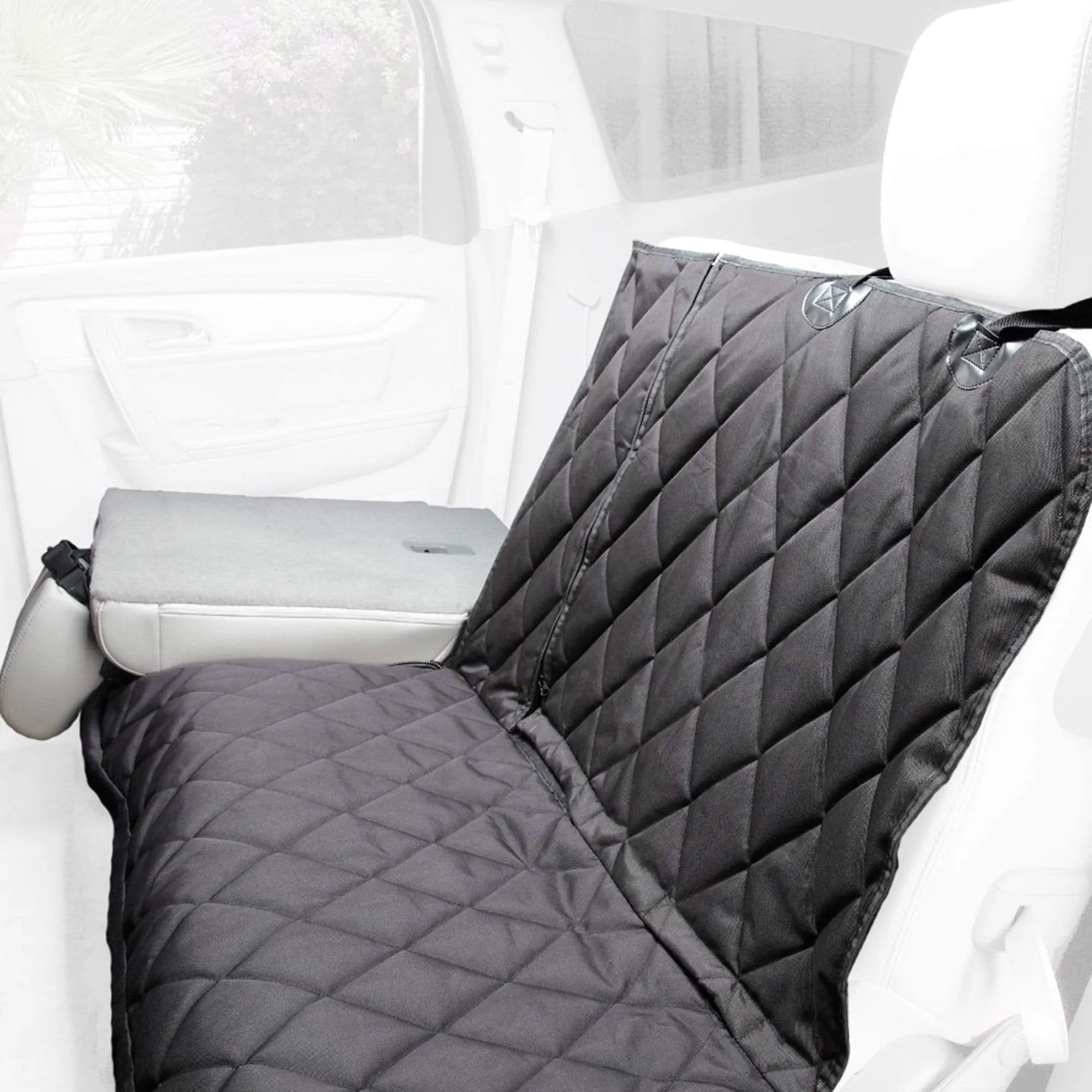 Multi-Function Split Rear Seat Cover with Hammock