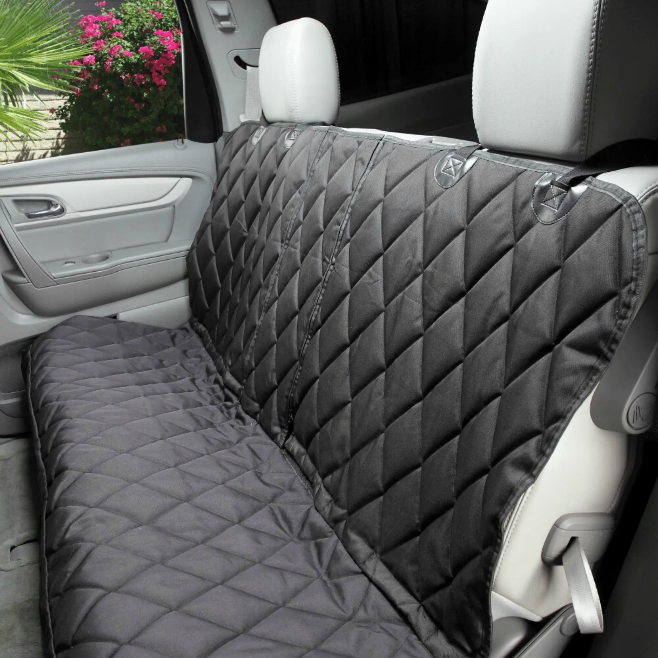 Multi-Function Split Rear Seat Cover with Hammock