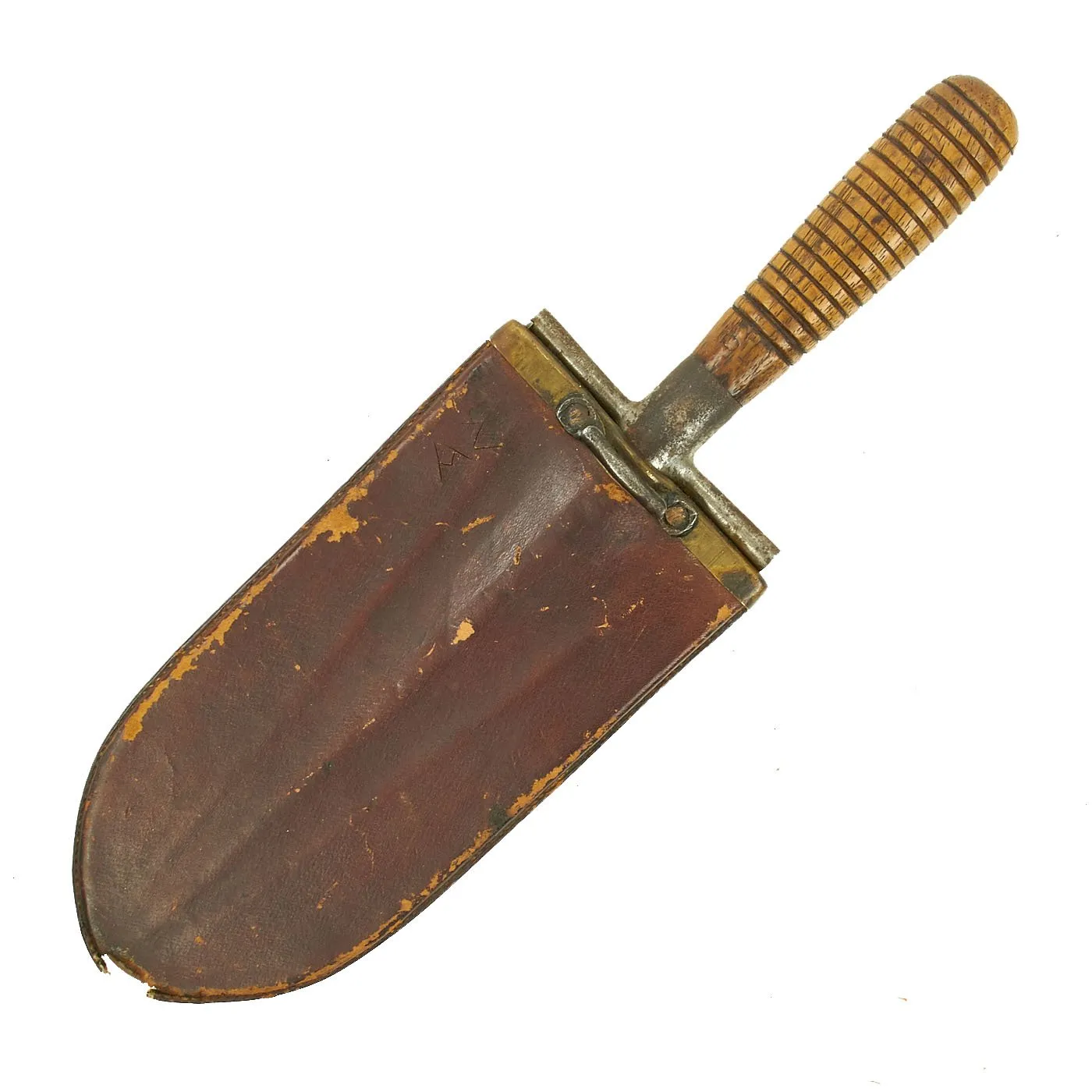 Original U.S. Spanish-American War Era Army Model 1880 Entrenching Tool with Leather Sheath