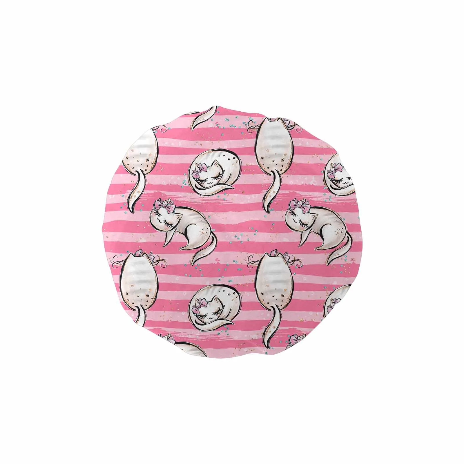 Pink Cats  Shower Cap