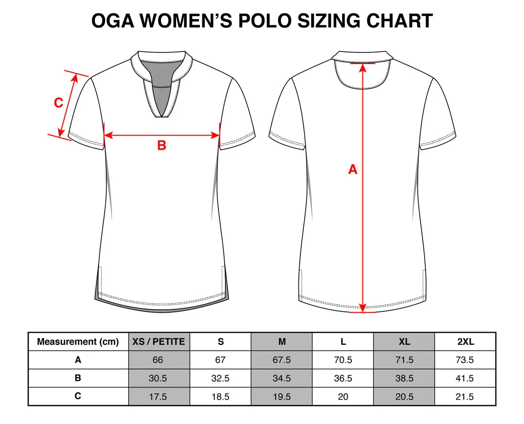 "Island Flow - Hunter Camo" - OGA Women's Polo - Dark Rainforest Camo