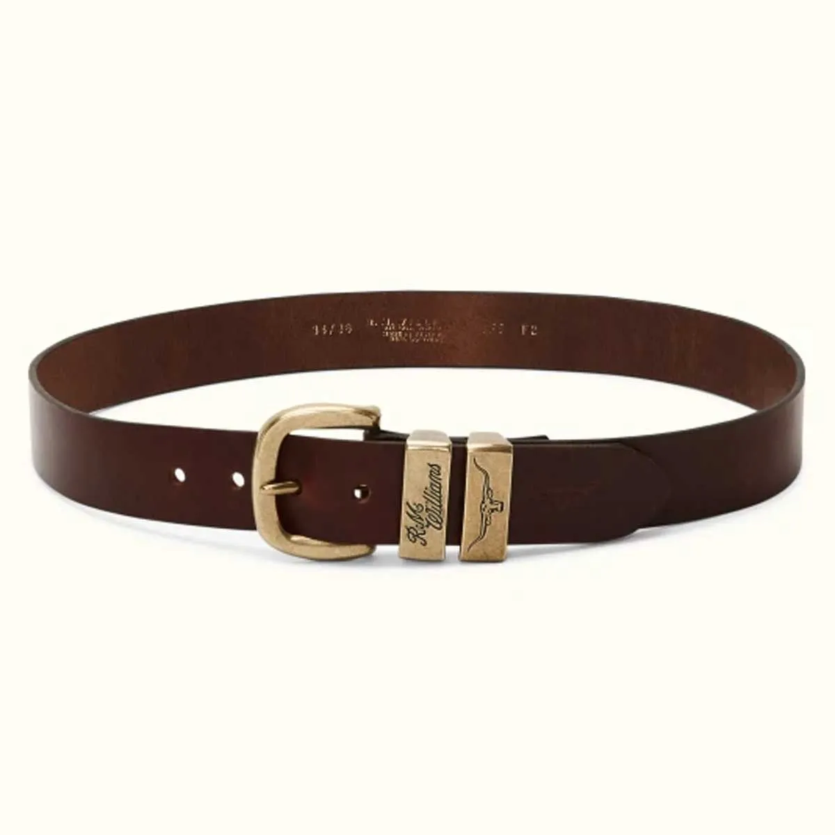 RM WILLIAMS Drover 1.5" Belt - Mens - Mid Brown