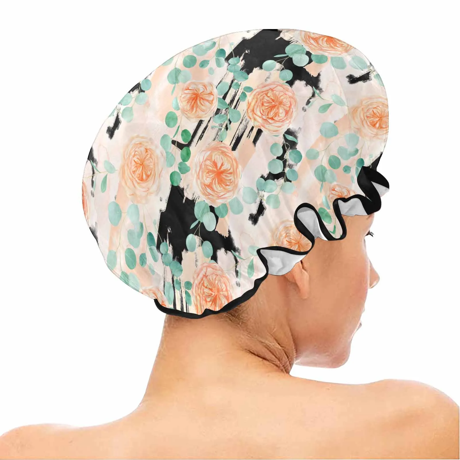 Rose Eucalyptus 100  Shower Cap