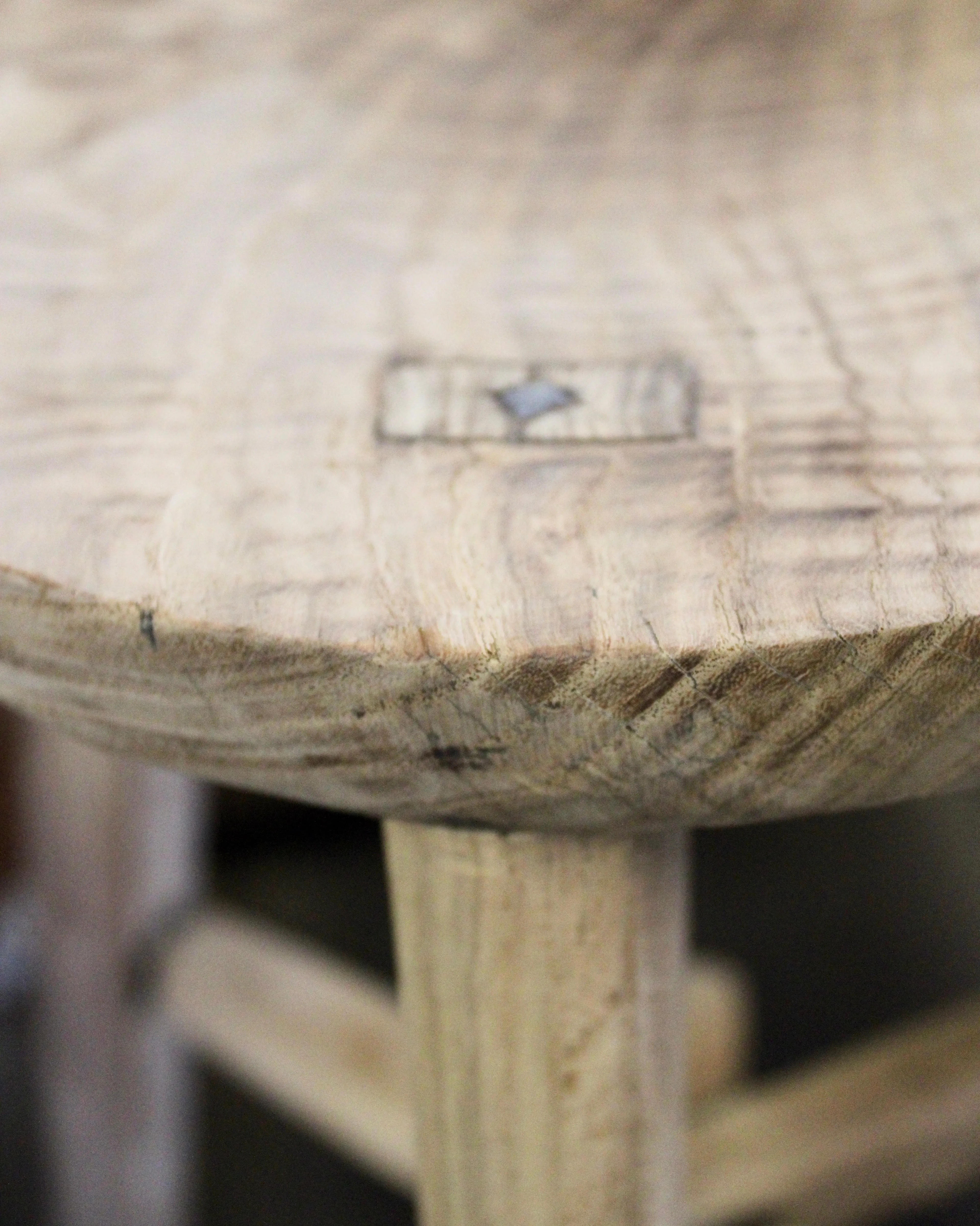 Round Vintage Stool