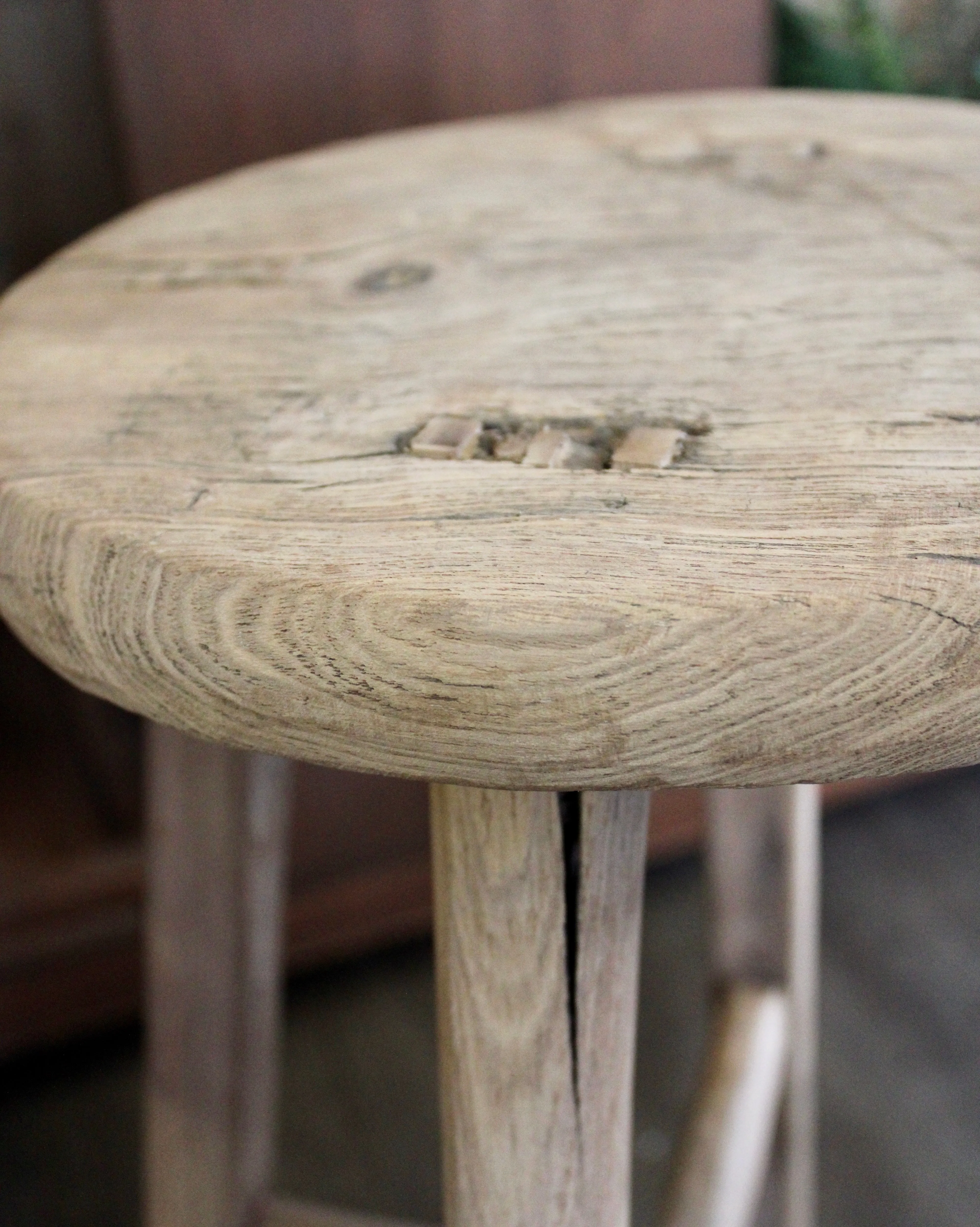 Round Vintage Stool