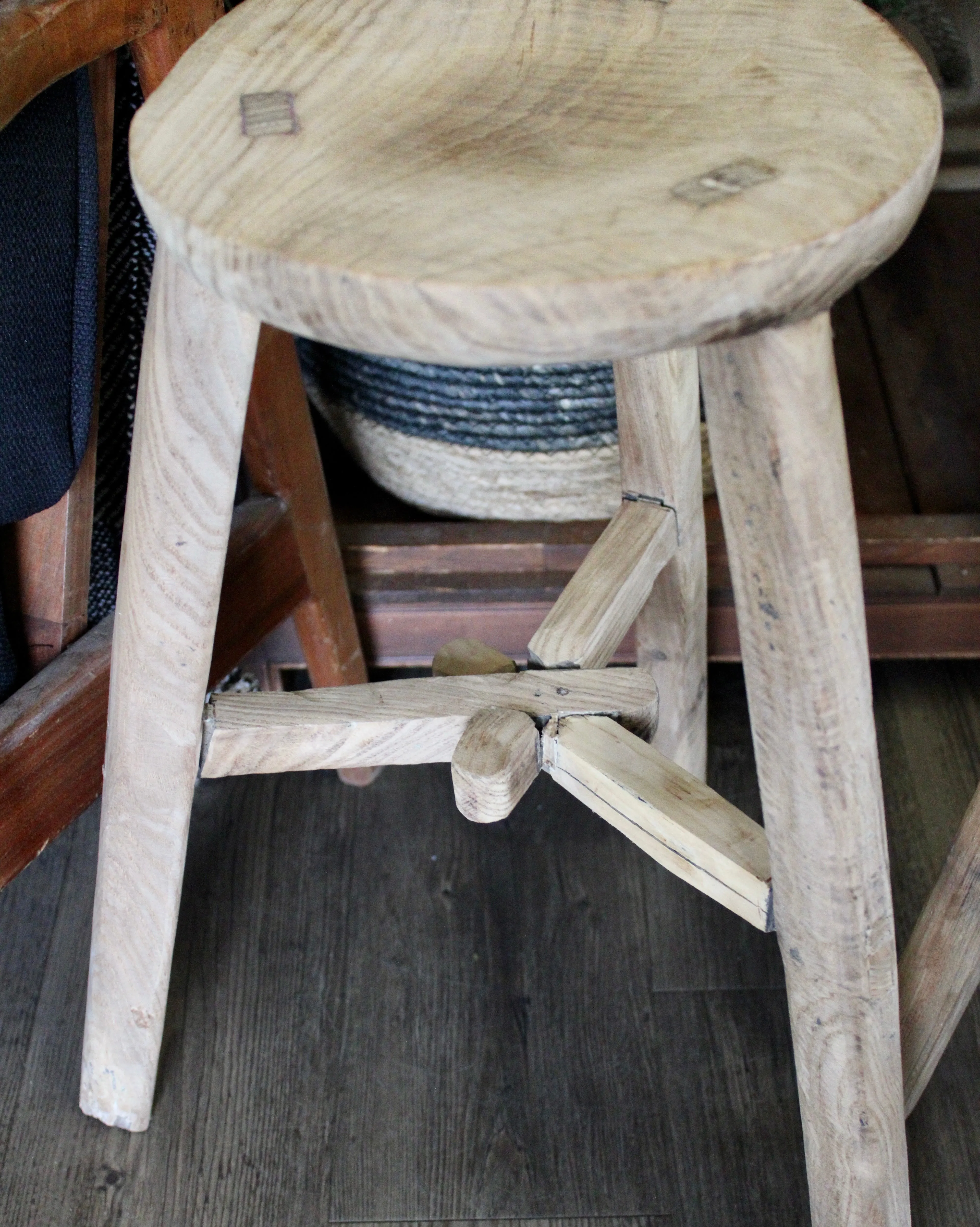 Round Vintage Stool