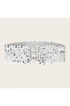 THE RAZZLE DAZZLE BELT SILVER