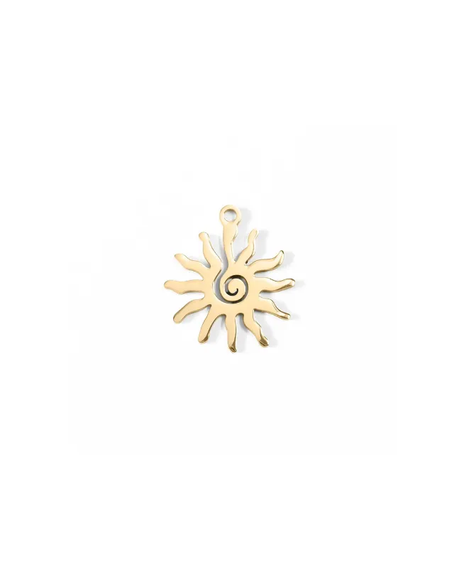 Waterproof Spiral Sun Charm