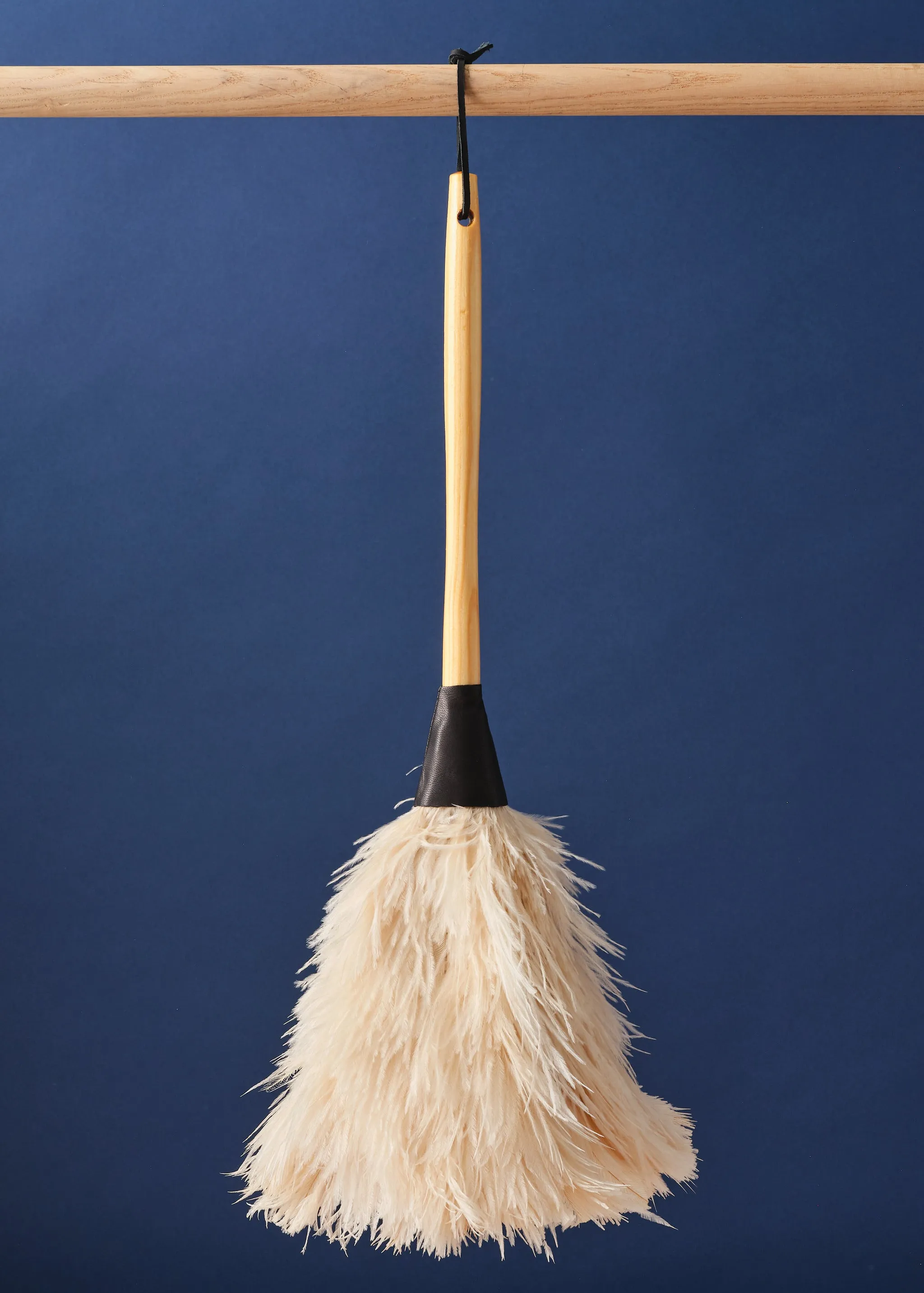 White Ostrich Feather Duster